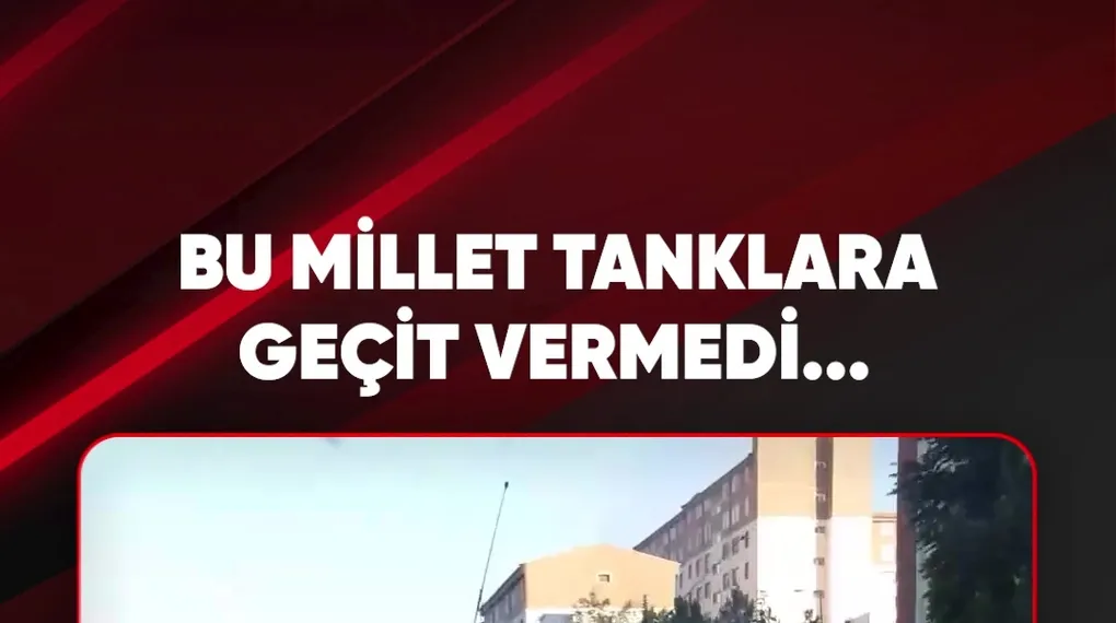 BU MİLLET İHANETE GEÇİT VERMEDİ...