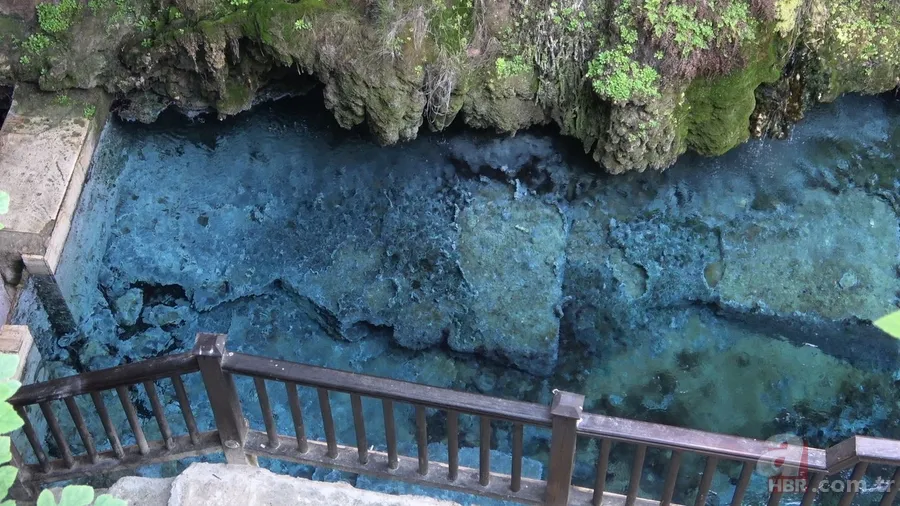 Denizli’de yer altında saklı şifalı cenneti! Turistler hayran kaldı 10