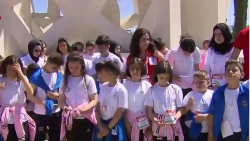 Çocuklar 15 Temmuz Anıtı’nı ziyaret etti