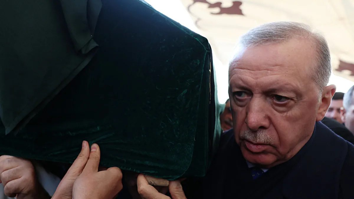 Başkan Erdoğan Kasım Yağcıoğlu'nun cenazesine katıldı