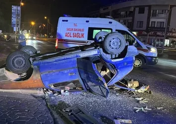 Düzce'de korkunç kaza! 2 yaralı var