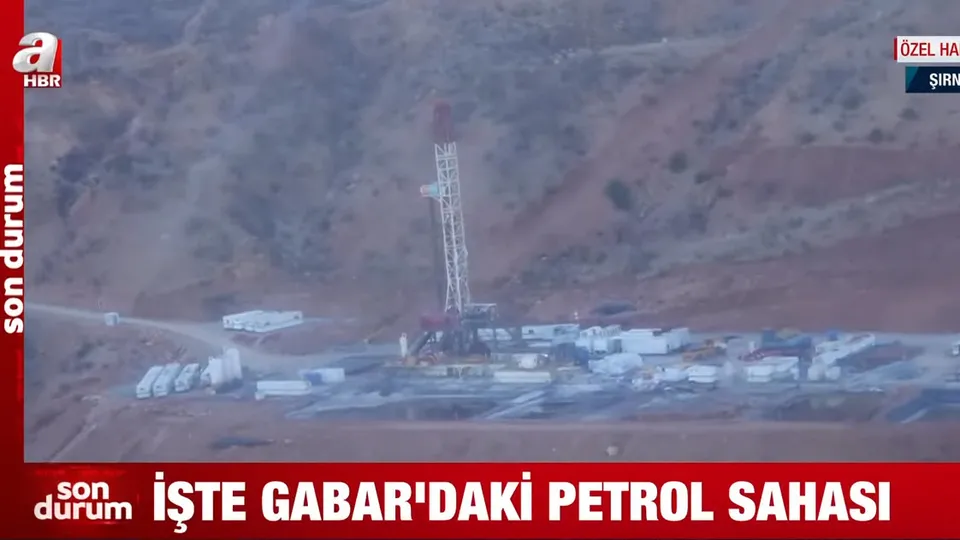 İşte Gabar'daki PETROL sahası! A Haber havadan görüntüledi