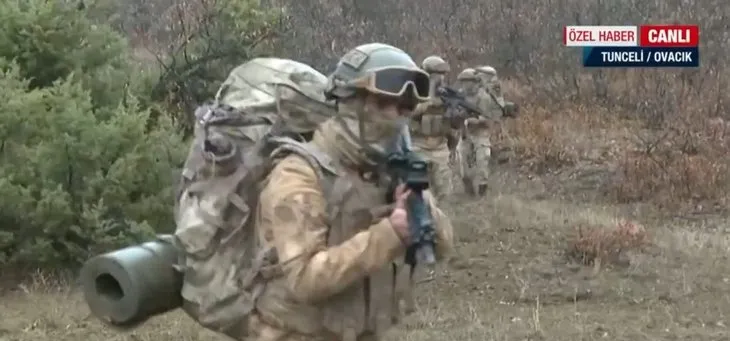 Tunceli’de 6 terörist kıstırıldı! A Haber sıcak bölgeden ekrana taşıdı