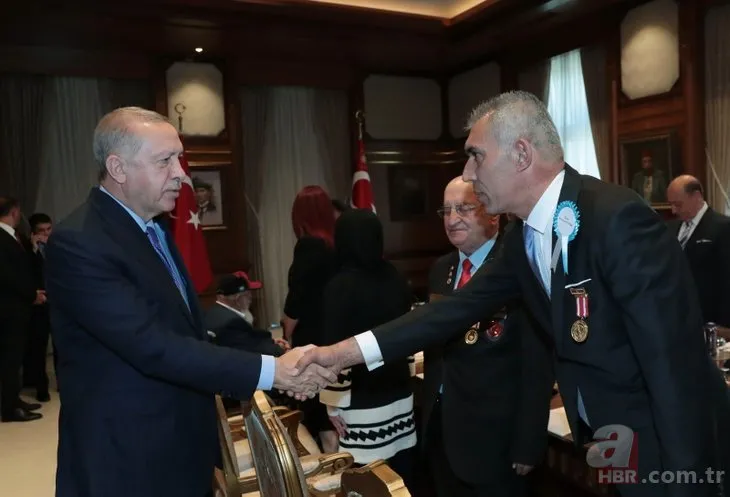Başkan Recep Tayyip Erdoğan gazileri kabul etti!