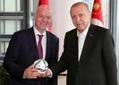 Başkan Erdoğan, FIFA Başkanı’nı kabul etti