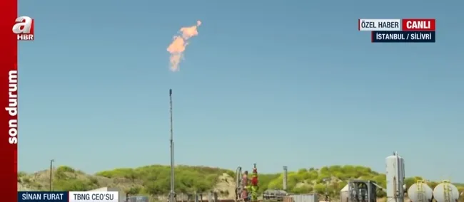 Silivri’deki doğalgazın ilk ateşi yandı! Yeni kuyularda çıkarılan doğalgaz dağıtıma hazır