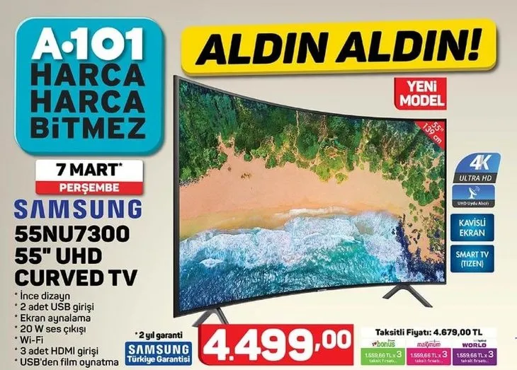 A101 aktüel ürünler kataloğu 7 Mart! A101 indirimli ürünler neler?