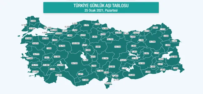 Son dakika: Sağlık Bakanı Fahrettin Koca açıklamıştı: Türkiye’nin aşı haritası erişime açıldı! İşte il il son durum