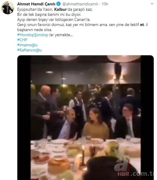 Ekonomi kötüye gidiyor algısı yapan CHP'lilerden lüks restoranda gösterişli eğlence! 6