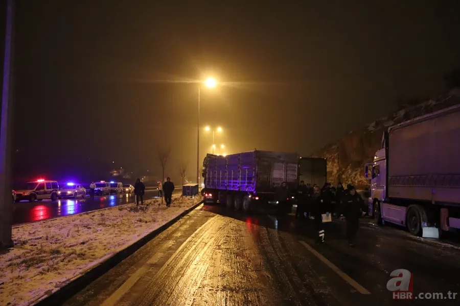 Kayseri'de zincirleme kaza: 8 araç birbirine girdi! 1'i ağır 5 yaralı 7