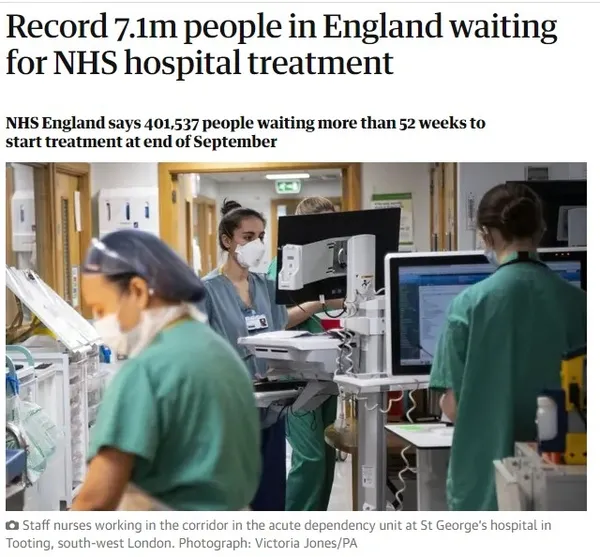1668106083944.jpg İngiliz The Guardian yazdı: İngiltere'de 7.1 milyon kişi tedavi bekliyor - 1