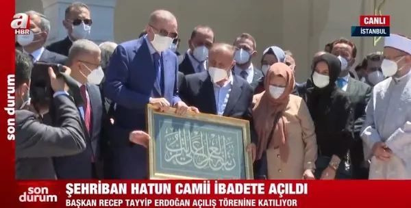 Son dakika: Başkan Erdoğan’dan Şehriban Hatun Camii’nin ibadete açılmasında önemli açıklamalar