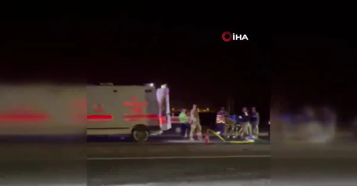 Otomobilin çarptığı yaya ikiye bölündü!