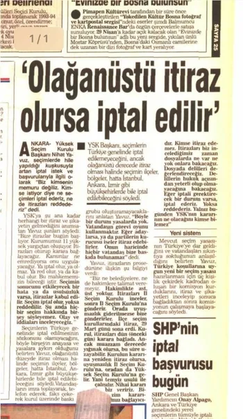 SHP, İstanbul ve Ankara'yı kaybetti, tüm Türkiye’de seçimin iptalini istedi! - 1