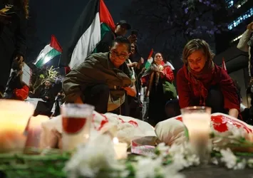 Meksika'da katil İsrail protesto edildi!
