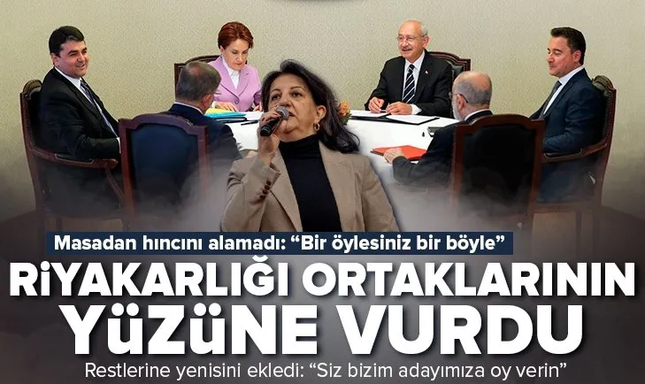 HDP’li Pervin Buldan’dan 6’lı masaya salvolar