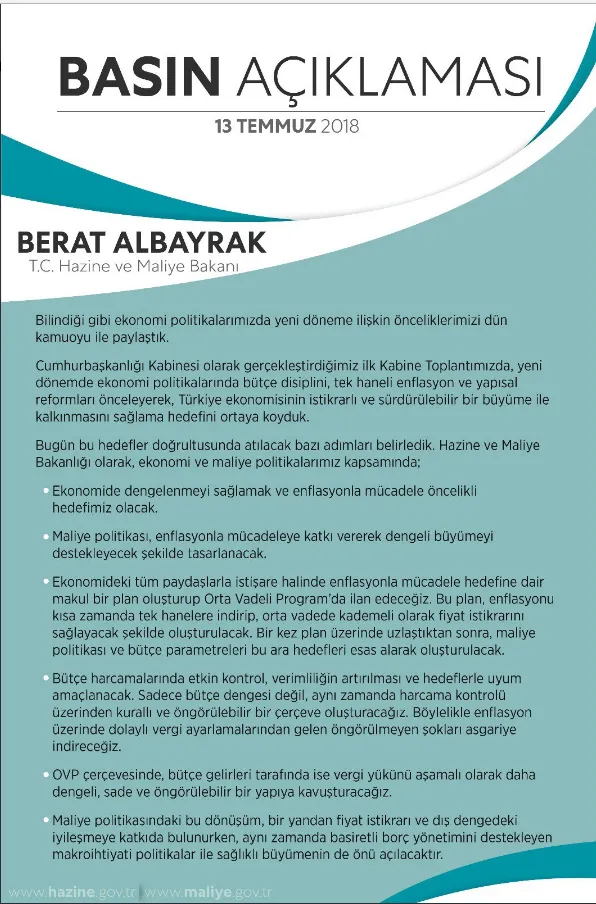 Bakan Albayrak ekonominin eylem planını açıkladı - 1