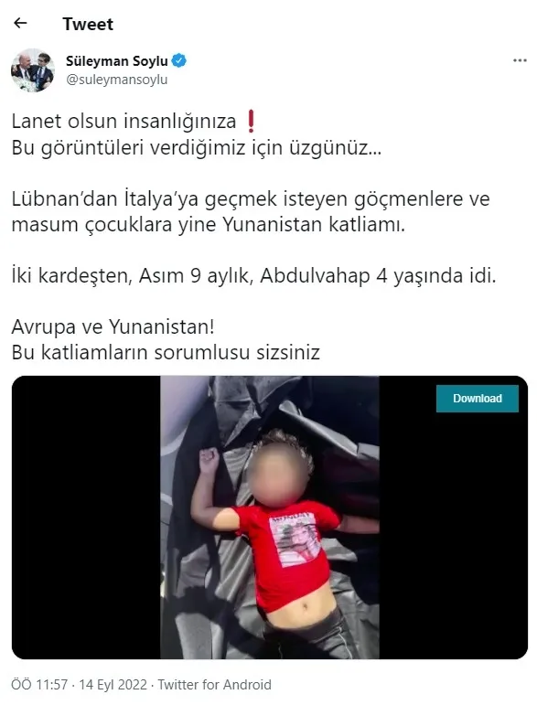 Bu görüntülere yürek dayanmaz! Bakan Soylu paylaştı: Lanet olsun insanlığınıza - 3