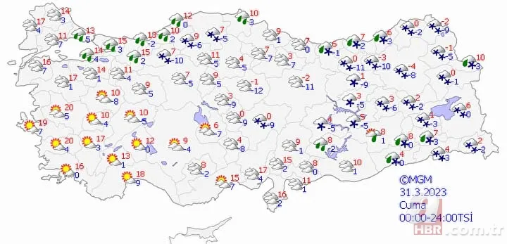 Meteoroloji'den 54 il için sarı kodlu uyarı: Dikkatli ve tedbirli olun! | İşte 5 günlük hava durumu 17