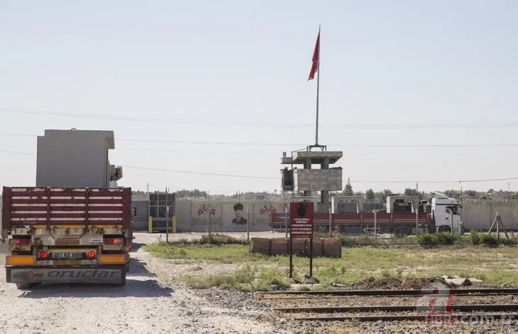 Son dakika: 9 tonluk beton mevziler Suriye sınırında