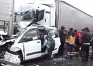 Bolu Dağında zincirleme kaza!