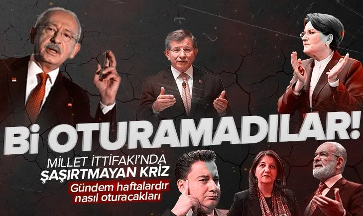 Ülke yönetimine talip olan Millet İttifakı’nda oturma düzeni krizi! Basit bir sorun bile kaosa dönüştü