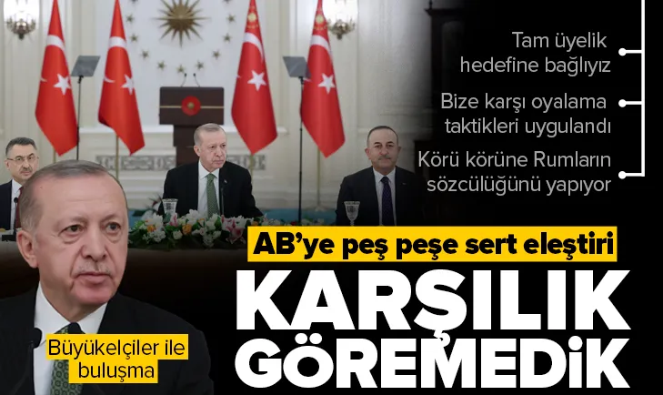 Başkan Erdoğandan ABye Kıbrıs tepkisi!
