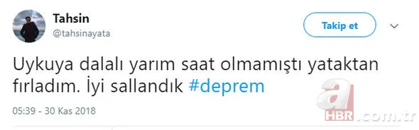 Deprem Twitter'da TT listesine girdi... İşte ilk yorumlar 13