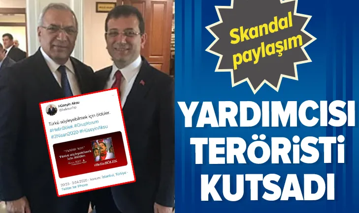 CHP’li İmamoğlu’nun yardımcısından skandal paylaşım!