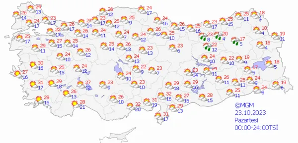 1697790506053.png Sıcaklıklar 30 dereceyi görecek! Hafta boyu etkili olacak! İstanbul Ankara İzmir hava durumu... - 7