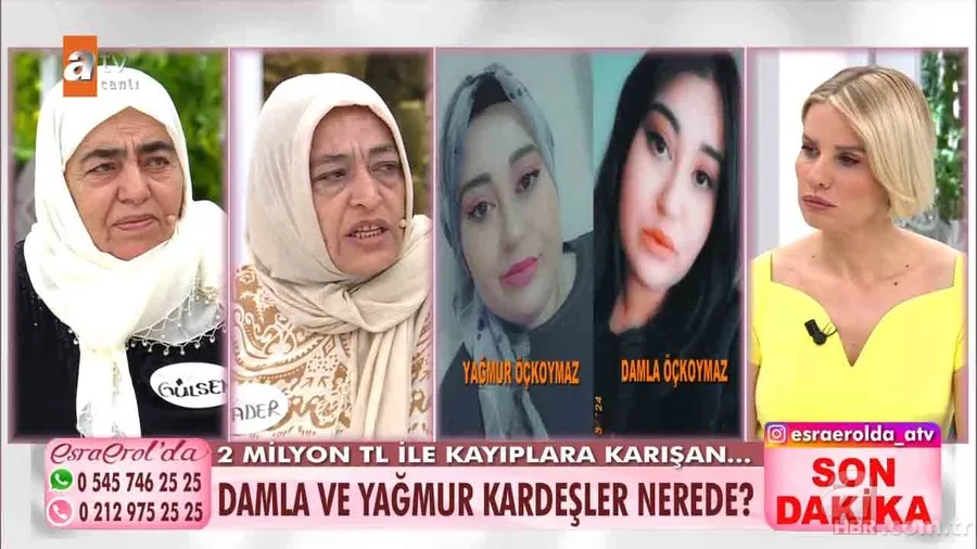 1 Milyon TL ile kayıplara mı karıştılar? Esra Erol Yağmur ve Damla kardeşleri buldu | O sözler üzerine stüdyodakiler şoke oldu 2