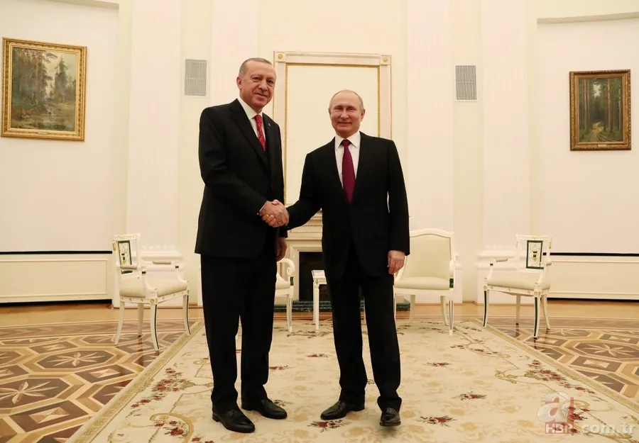 Erdoğan-Putin görüşmesinden ilk fotoğraflar 8