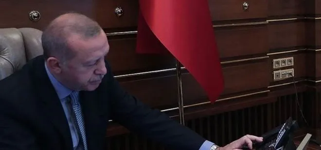 Başkan Erdoğan, Ruhani ve Salihi ile telefonda görüştü