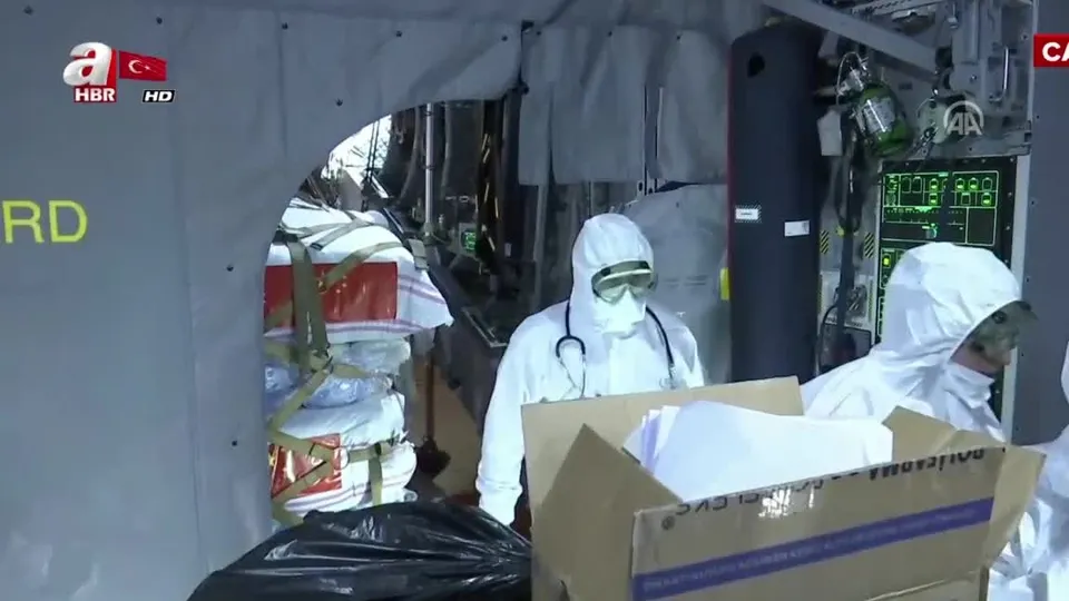 Vuhan’a inen ’Koca Yusuf’tan ilk görüntüler