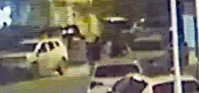 Eşinin sevgilisine benzetti tekme tokat darbetti! Ardından "pardon" diyerek kaçtı