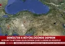 Denizlide korkutan deprem