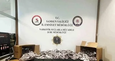 Samsun'da uyuşturucu operasyonu! 55 bin 930 uyuşturucu hap ele geçirildi