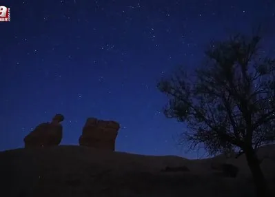 Perseid meteor yağmuru görüntülendi