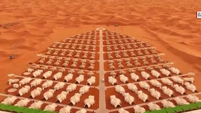 Çin’deki doğa mucizesi : Tengger Çölü