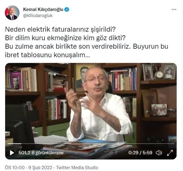Son dakika: Kemal Kılıçdaroğlu'nun "fatura ödememe" şovu sona erdi! Elektriği kesildi