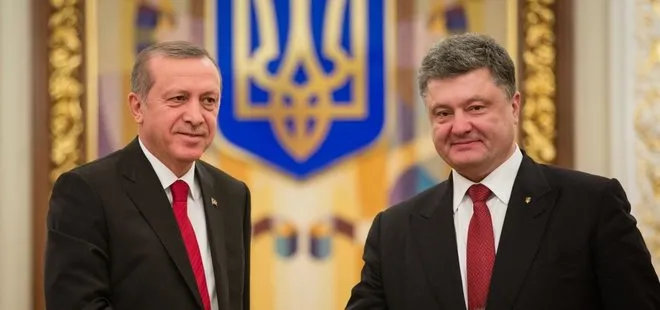 Cumhurbaşkanı Erdoğan, Ukrayna Devlet Başkanı Poroşenko ile görüştü