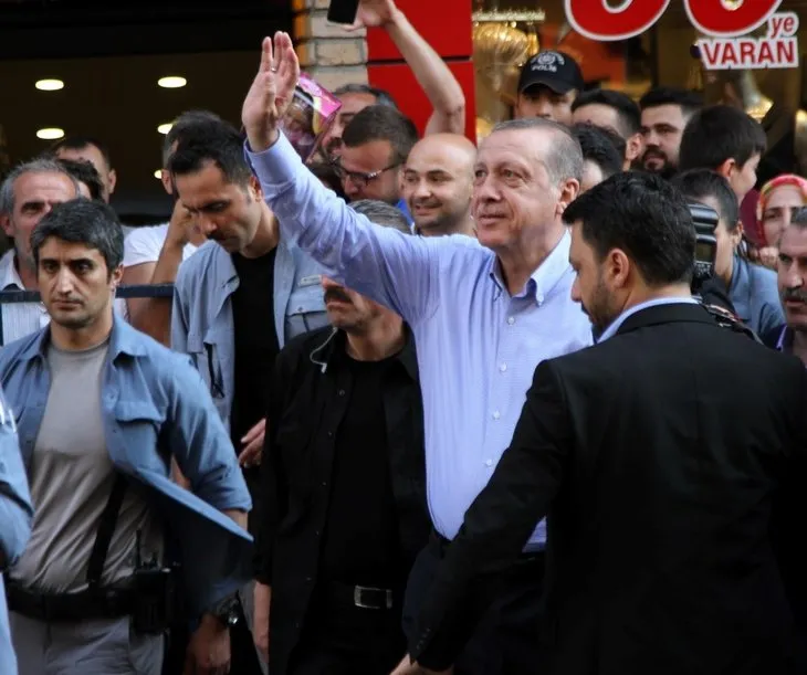 Rize’de Cumhurbaşkanı Erdoğan coşkusu