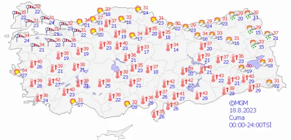 1692251505460.png Sıcaklıklar yeniden artacak! Meteoroloji'den çok sayıda ile yeni uyarı! 5 günlük haritalı hava durumu... - 6