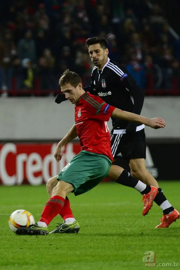 Lokomotiv Moskova - Beşiktaş maçından kareler 20