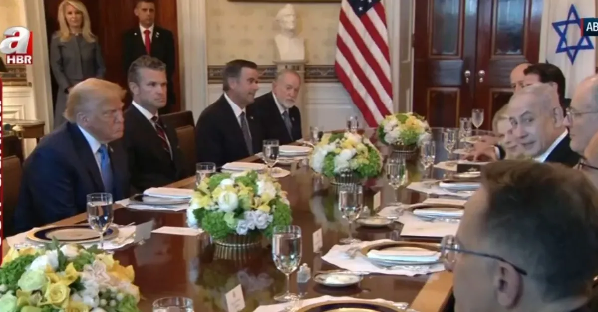 Trump ve Netanyahu görüşmesi başladı