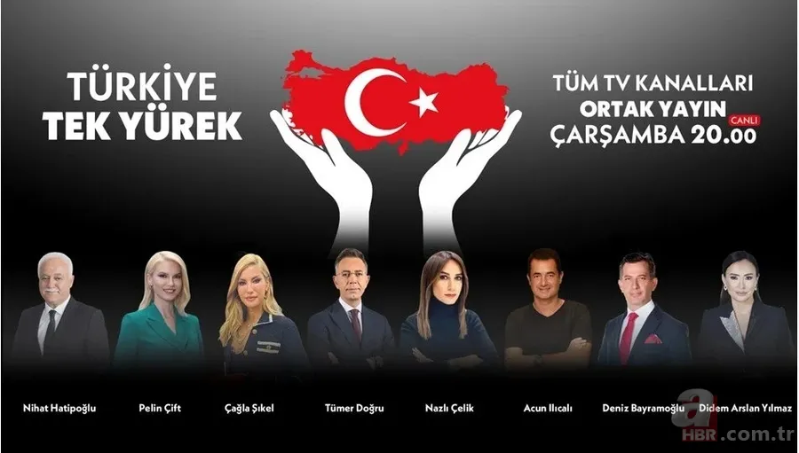 Deprem bağış gecesi 8 KANAL ORTAK YAYIN ne zaman? Türkiye Tek Yürek deprem yardım gecesi saat kaçta? Sunucular belli oldu 7