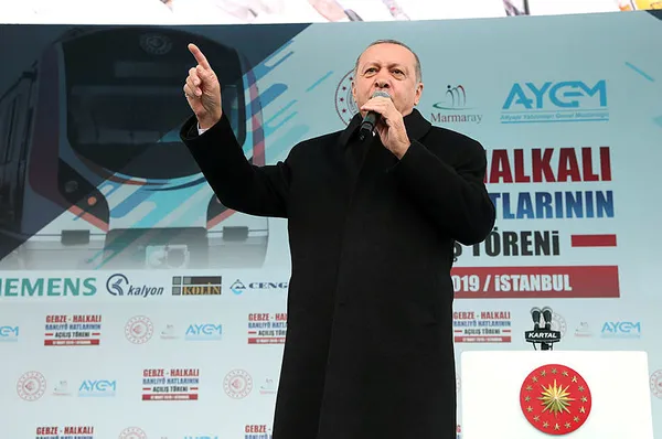 Son dakika: Erdoğan’dan Gebze-Halkalı Banliyö Tren Hattı Açılış Töreni’nde önemli açıklamalar