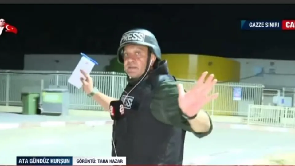 A Haber yayınında Gazze’de sıcak saatler!