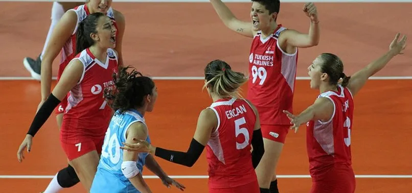 A Milli Kadın Voleybol Takımı Fransa'yı yendi ve 4'te 4 yaptı