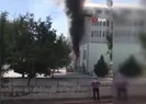 Sağlık merkezi alevlere teslim oldu